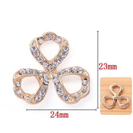 10 STK Perleknapp Rhinestone-knapper 5 5