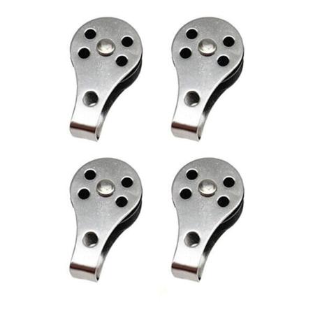 4st Nylon fast remskiva Block Riggtillbehör 4Pcs