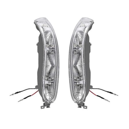 Bil LED Vänster + Höger Par Blinkers Ljus Sidospegel Lampa för Mercedes Benz W209 CLK 2002-2009