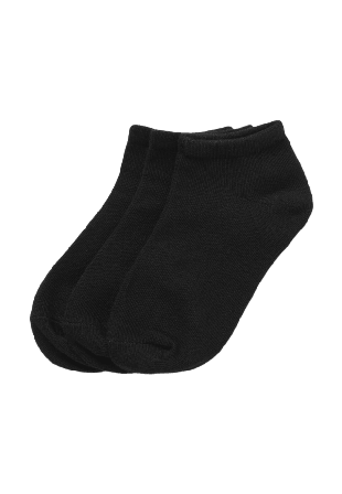 Å KIDS Ankelsockor, 3-pack Strumpor Svart 30/33