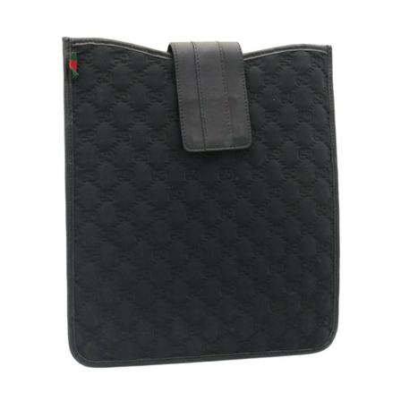 Gucci Vintage, Pre-owned clutch Zwart, Dames, Maat:ONE Size,Canvas
