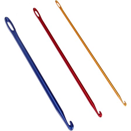 3-pack 2,75 mm 4,0 mm 6,0 mm Aluminium Kanin Nål med Ögla Bling Nål