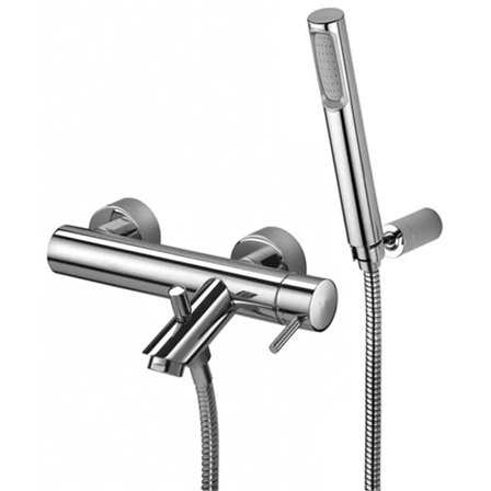 Miscelatore vasca con set doccia Paffoni LIG 026 con deviatore