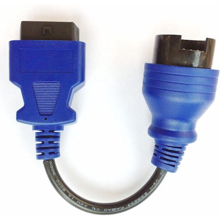 38-polet OBD Ivec Diagnostisk Adapter Stik Truck OBDII Kabel, Truck Kabel IVECO 38-polet til OBD16-polet Kabel til Lastbiler Kabel [Energiklasse A+++]