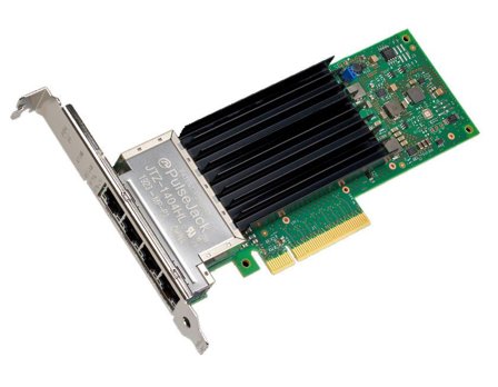 Intel Ethernet Network Adapter X710-T4L - nettverksadapter - PCIe 3.0 x8 - 100M/1G/2.5G/5G/10 Gigabit Ethernet x 4
