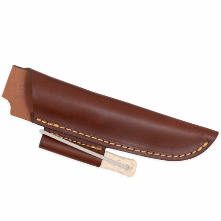 Casström Woodsman Buschcraft tuppi, Cognac