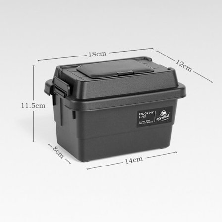 Opbevaringsboks Papir Tissue Case SORT