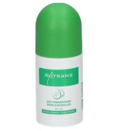 Antitranspirant Deodorant - AXITRANS - Känslig Hud - 20mL - Hypoallergen - Skydd 36h