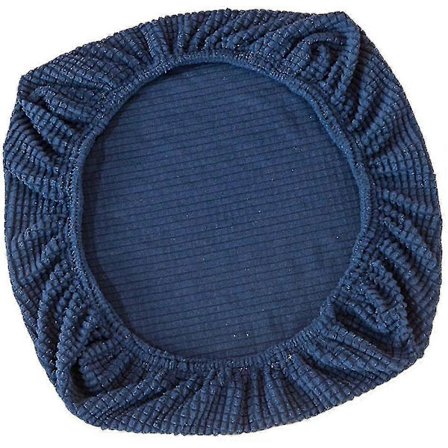 Stretchöverdrag Stolsöverdrag För Kontorsstol Kontors Snurrstol Snurrstol, Mörkblå