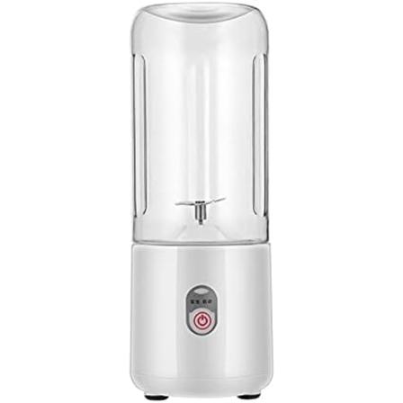 #(valkoinen) mehupuristimen sekoitin pieni hedelmämehupuristimen sekoitin mehunpuristimen Kannettava USB-ladattava 500ml#