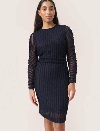 Soaked in Luxury Slsolveig Dress - Navy - XS