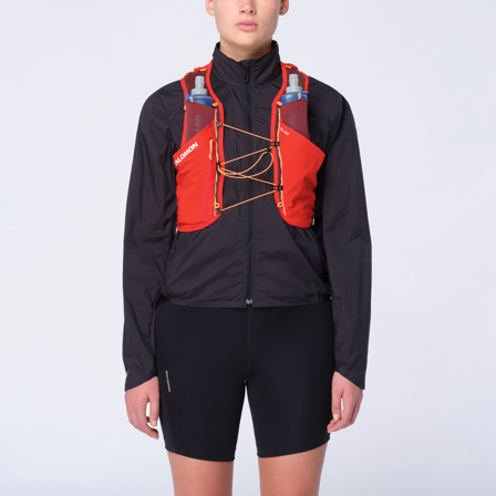 Salomon - Mochilas de running Bolsas y mochilas S/LAB Pulsar 3 Set - Fiery Red / Andorra