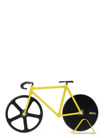 DOIY | Pizzas Cutter - Fixie (Bumblebee) | 17.5X4X9.5CM