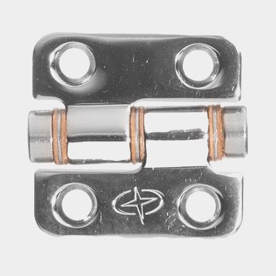 Třecí pant Roca, 38 x 38 mm, 180°, nerezová ocel