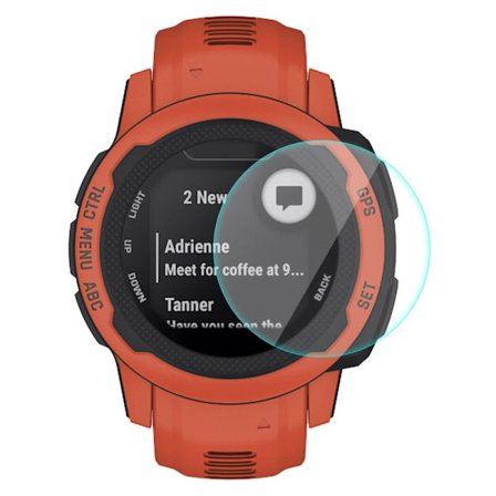HAT PRINCE Garmin Instinct 2S 0.2mm karkaistua lasia näytön suojakalvo