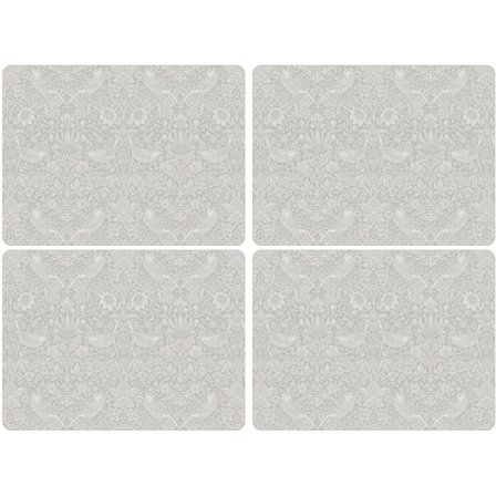 Spode Pure Strawberry Thief -pöytätabletti, 4 kpl