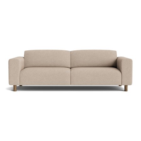Toledo 3 personers sofa - Loop Beige - 237x88x78 - Sofa, 3 personers sofa