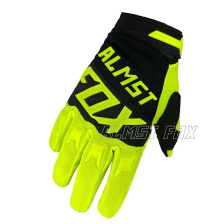 Almst Fox 2021 Vuxen Motocrosshandskar Race Rider Mountainbikehandskar ATV MX UTV BMX Enduro Motorcykel Offroad Guantes Unisex 04-Fluorescerande