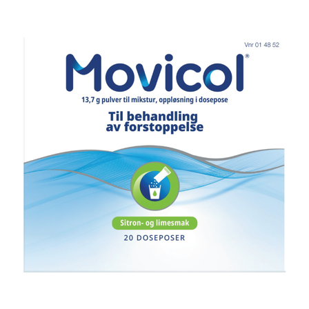 Movicol Pulver til mikstur, 20 x 1 stk.