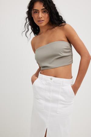 NA-KD Trend Haut tube ajusté - Sets - Gris - EU 42
