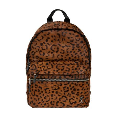 Ami Paris, Backpacks Bruin, unisex, Maat:ONE Size,leer