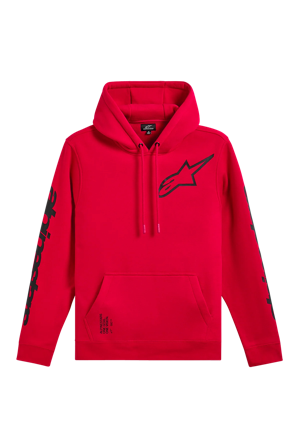 Sweat à Capuche Alpinestars Triple Rouge L