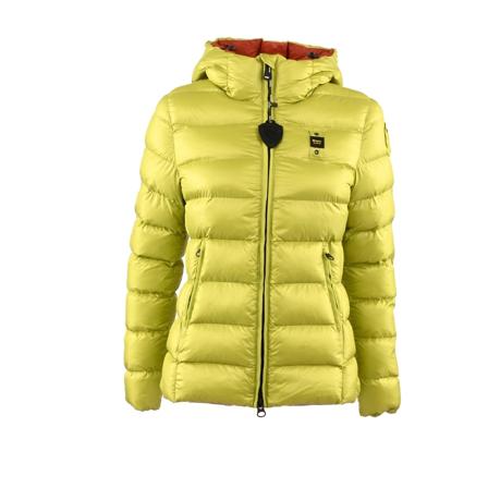 Blauer Down Jakke Gul, Dame