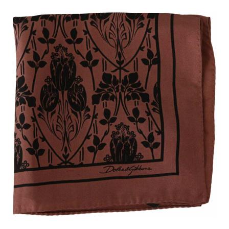 Dolce & Gabbana, Silky Scarves Bruin, Heren, Maat:ONE Size