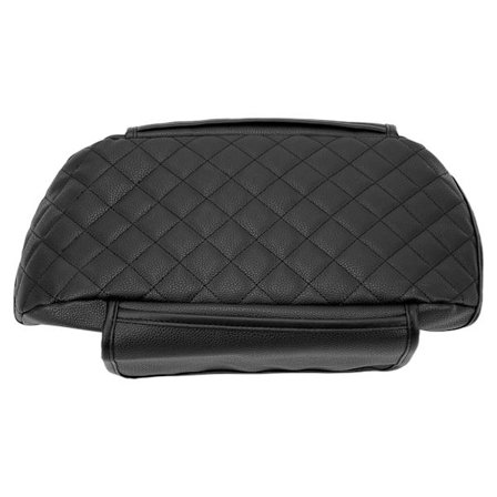 Armstödsskydd i läder för mittkonsol för Ford Maverick 2022 2023 Helt Svart Typ B