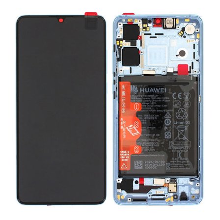 Huawei P30 (New Version) Skärm med LCD Display och Batteri Original - Breathing Crystal