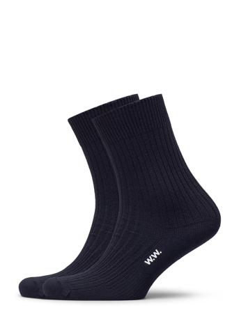 Aiden 2-Pack Socks Underwear Socks Regular Socks Blå Wood Wood