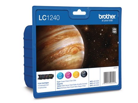 Brother Bläckpatron, 1240, tre färger, multiförpackning, LC-1240VALBPDR - Lyreco - Toner och bläck > Bläckpatroner > Bläckpatroner Brother