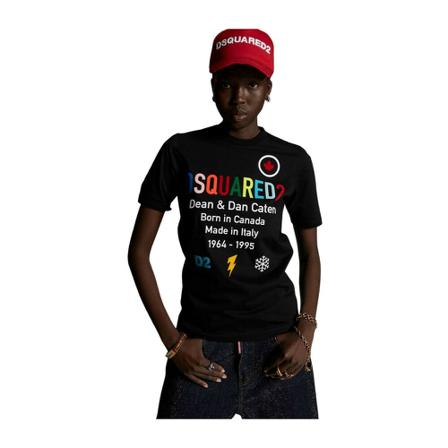 Dsquared2 T-Shirts Sort, Herre