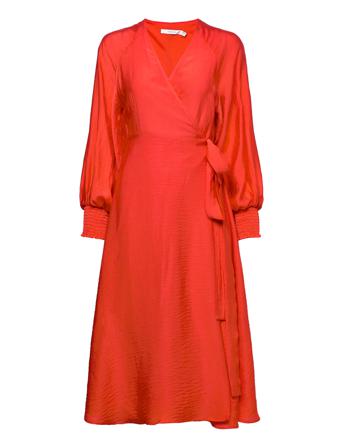 Luellagz Wrap Dress Dresses Wrap Dresses Rød Gestuz