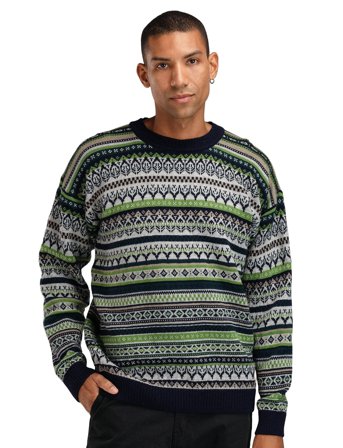 Dale of Norway Utsira Masc Sweater - Khaki green - L