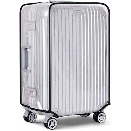 Transparent Kuffertbetræk, 28 Tommer PVC Kuffertbetræk, Bagagebetræk Kuffertbetræk, Rejsebagagebeskytter, Kuffertbetræk Beskyttere, til Kuffert