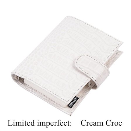 Limited Imperfect Moterm Regular Pocket Rings Planner Genuine Cowhide Leather A7 Notebook Agenda Organizer Journey Sketchbook