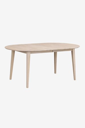 Rowico Home - Spisebord ovalt Filippa, 105x170/210 cm - Hvid - Spiseborde - Fra Homeroom