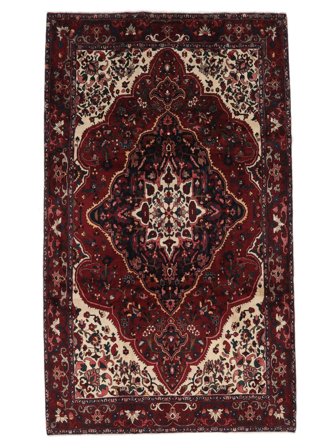 Tapis Bakhtiar 216X362 Noir/Rouge Foncé (Laine, Perse)