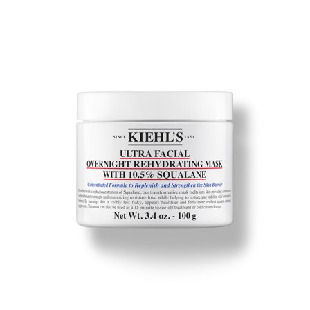 KIEHL'S Maschere Ultra Facial Overnight Rehydrating Mask With 10.5% Squalane 100ml - Maschera Idratante viso