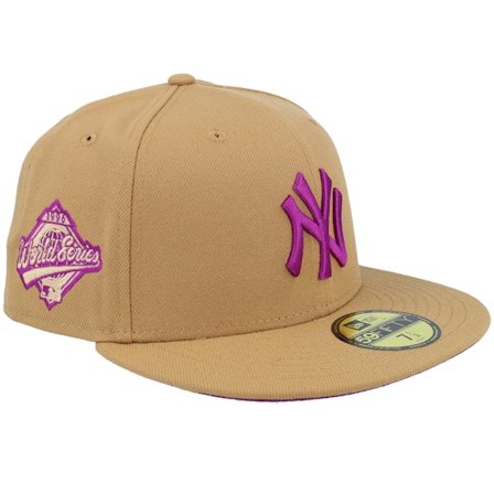 New Era - MLB Svart fitted Keps - New York Yankees Desert Bloom 59FIFTY World 96 World Seires Wheat/Uv Spark Grape Fitted @ Hatstore