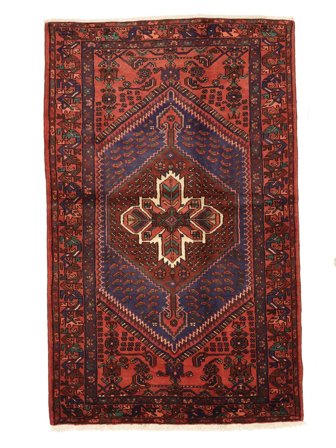 Médaillon Petit Hamadan Tapis 140X217 Laine