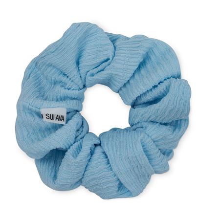 SUI AVA Ea Zig Zag Scrunchie onesize Sky Blue, Hår, Hårpynt, Scrunchies