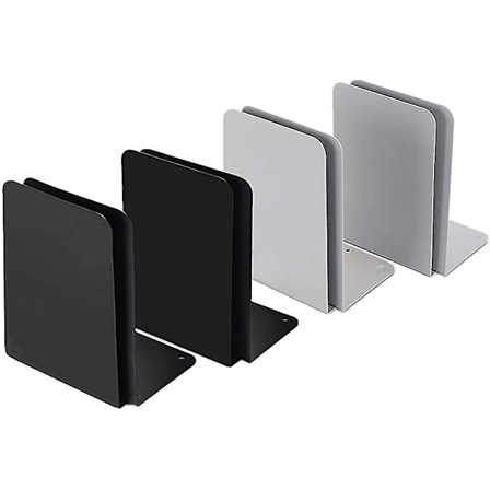 Bogstøtter, 4 par/8 stk. Bogstøtter Metal Bogstøtter Til Hylder