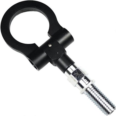 Universal Bilbogseringskrok Bogseringsring Kit, Aluminiumlegering Universal Anti-skada, Euro Bil Främre Bakre Styling Släpvagnsring Ögla 