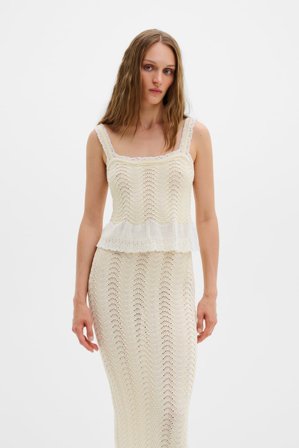 Malina - Evelynn top - L - Vanilla