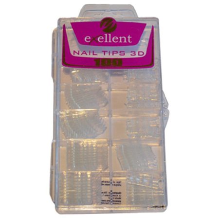 Silcare - Kynsikärjet - Erinomainen - 3D Tips - 100 kpl