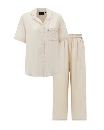 Lexington Arianna pajama set jacquard dot lyocell/viscose