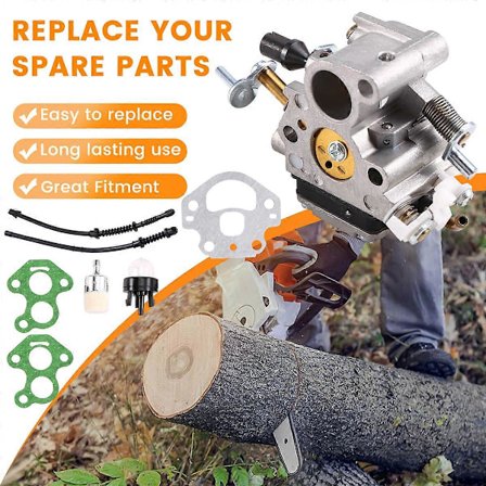 Karburator til motorsav med luftfilter til Husqvarna 435 440