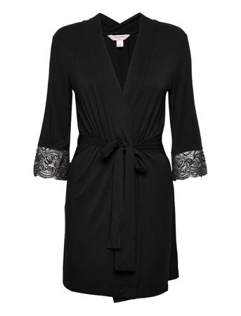 Robe Jersey Vera Lace Black Hunkemöller